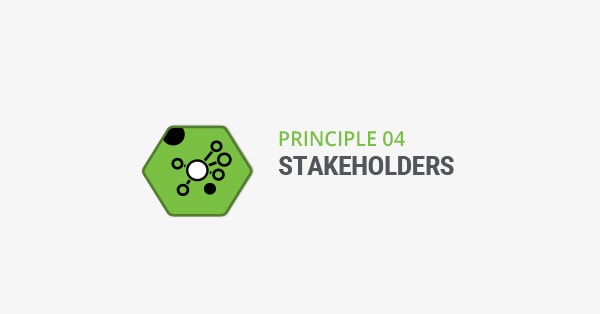 Prinsipp 4 stakeholders, til illustrasjon for grønn bank